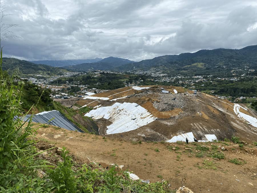 Site d’enfouissement avec couverture géomembrane, Costa Rica